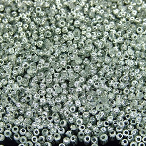 10g Matubo 11/0 Round Czech Seed Beads 2mm Half Silver Seed Beads Jewelry Making High-quality Beading