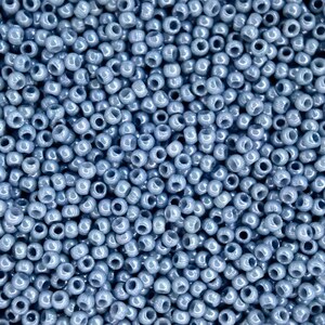 10g Matubo 11/0 Round Czech Seed Beads 2mm Luster Opaque Blue Seed Beads Jewelry Making High-quality Beading