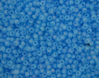 10g MIYUKI 11/0 Round Japanese Seed Beads 2mm 9148FR Matte Transparent Light Blue AB Seed Beads Jewelry Making High-quality Beading