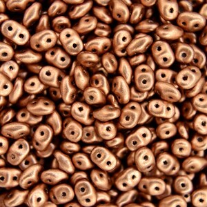 Vintage Copper Mix - SuperDuo, 2.5x5mm 22g Vintage Copper Mix - SuperDuo, 2.5x5mm 22g