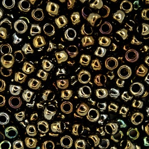 10g TOHO 6/0 Round Japanese Seed Beads 4mm 83 Metallic Iris Brown Seed Beads Jewelry Making High-quality Beading