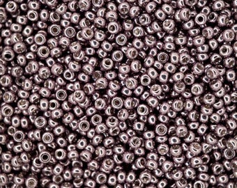 10g MIYUKI 11/0 Round Japanese Seed Beads 2mm 91062D Galvanized Dusty Lilac Seed Beads Jewelry Making High-quality Beading