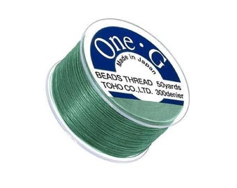 Toho One-G 0,2 mm 50 yard kralendraad mintgroen
