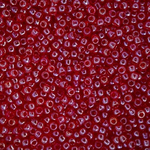 10g TOHO 11/0 Runde Japanische Rocailles 2 mm 109C Transparent Lustered Ruby Rocailles Perlen Schmuck machen hochwertige Perlen