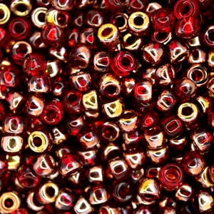 10g Matubo 6/0 Beste kwaliteit Tsjechische rocailles Siam Ruby Capri Gold Veelzijdige glaskralen voor het maken van sieraden