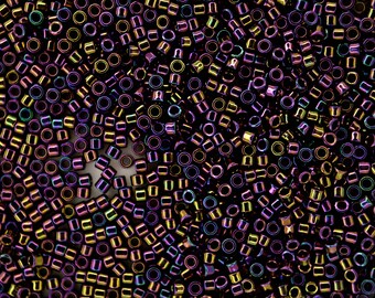 5g TOHO 11/0 Aiko Japanese Seed Beads 2mm 85 Metallic Iris Purple High Quality Glass Beads Japan Jewelry Making