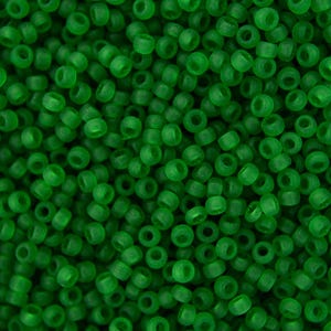10g MIYUKI 11/0 Round Japanese Seed Beads 2mm 9146F Matte Transparent Green Seed Beads Jewelry Making High-quality Beading