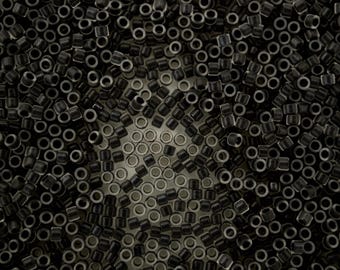 5g TOHO 11/0 Aiko Japanese Seed Beads 2mm 344FM Frosted Charcoal Lined Crystal High Quality Glass Beads Japan Jewelry Making