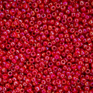 10g TOHO 11/0 Round Japanese Seed Beads 2mm 405 Opaque Rainbow Cherry Seed Beads Jewelry Making High-quality Beading