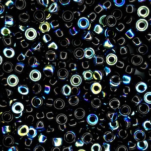 10g Matubo 6/0 Round Czech Seed Beads 4mm Jet Ab Best Quality Jewelry Making High-quality Czechia Beading