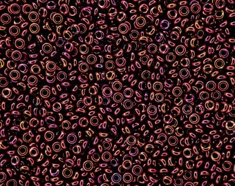 10g TOHO 11/0 Demi Japanese Seed Beads 2mm 502 Higher Metallic Amethyst Seed Beads Jewelry Making High-quality Beading Japan
