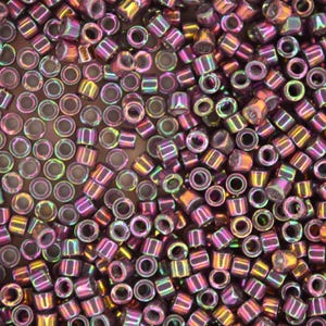 7.2g Miyuki 11/0 Delica Japanese Seed Beads 1.6mm Db1014 Metallic Thistle Luster Jewelry Making High-quality Beading
