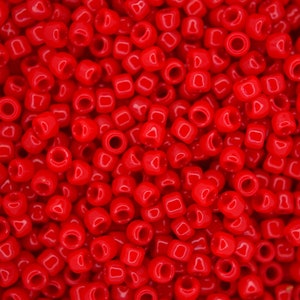 10g TOHO 8/0 Round Japanese Beads 3mm 45a Opaque Red Cherry Seed Beads Jewelry Making High-quality Beading