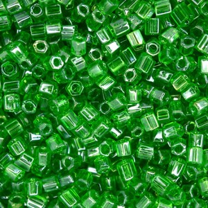 10g TOHO 8/0 Hexagon Japanese Seed Beads 3mm 108 Transparent Peridot Luster Jewelry Making Beading Supplies DIY