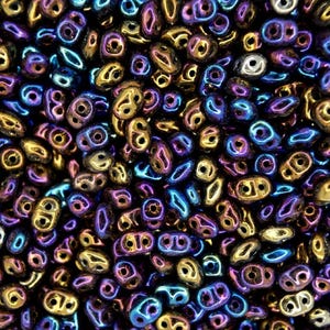 10g-50g Matubo Superduo Czeskie koraliki nasienne 2.5 x 5 mm Iris Blue Jewelry Making Beading Czechia