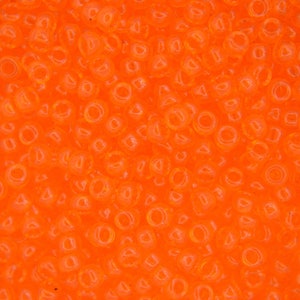 10g MIYUKI 8/0 Round Japanese Seed Beads 3mm 9138 Transparent Orange Seed Beads Jewelry Making High-quality Beading