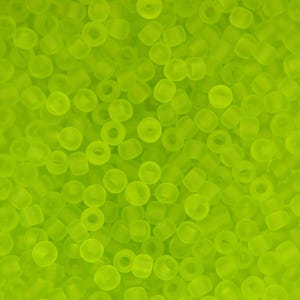 10g TOHO 8/0 okrągłe japońskie koraliki 3 mm 4f przezroczyste matowe limonkowo-zielone koraliki nasienne do wyrobu biżuterii wysokiej jakości koraliki