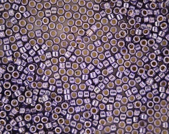 2.5inch Tube TOHO 11/0 Cylinder Treasure Japanese Seed Beads 1.8mm PF567 PermaFinish Metallic Polaris