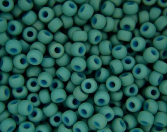 10g MIYUKI 6/0 Runda Japanska Ross Beads 4 mm 91251 Metalliska Matte Turkos Ross Beads Smyckestillverkning Högkvalitativ Pärla