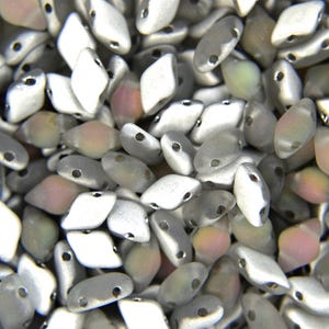 10g Matubo GemDuo Czech Seed Beads 5x8mm Beads Matte Backlit Spectrum High Quality Two-Hole Glass Beads for Jewellery Making Beading Czech