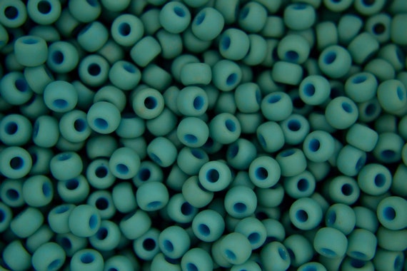 6-412, Miyuki 20g Opaque Turquoise Green 6-412, Miyuki 20g Opaque Turquoise Green