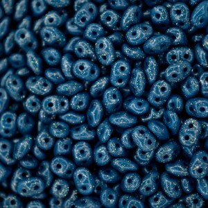 10g-20g Matubo Superduo Czech Seed Beads 2.5x5mm Stardance Teal Jewelry Making Beading Czechia