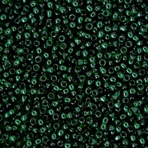 10g TOHO 11/0 Round Japanese Seed Beads 2mm 939 Transparent Emerald Seed Beads Jewelry Making High-quality Beading