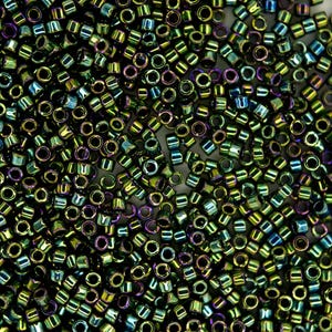 7.2g MIYUKI 11/0 Delica Japanese Seed Beads 1.6mm DB027 Metallic Teal Iris Jewelry Making High-quality Glass Beading Loom supply
