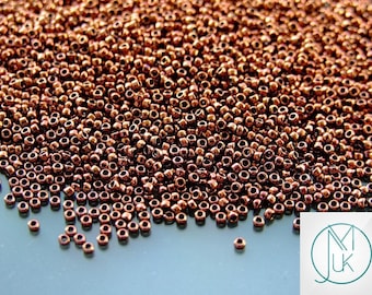 10g TOHO 15/0 Round Japanese Seed Beads 1.5mm 222 Dark Bronze Seed Beads Jewelry Making High-quality Beading Japan