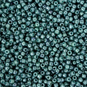 10g TOHO 11/0 Round Japanese Seed Beads 2mm 1207 Marbled Opaque Turquoise/Blue Seed Beads Jewelry Making High-quality Beading