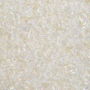 10 g TOHO 8/0 Demi Japanse zaadkralen 3 mm 161 transparante kristallen regenboogkralen DIY sieraden maken hoogwaardige kralen Japan