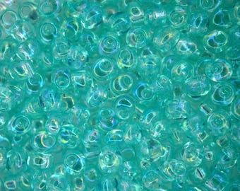 10g Miyuki Magatamas 4mm 92154 Transparent Mint Green AB Glass Seed Beads Japanese Japan Beading Supply DIY Jewelry Making