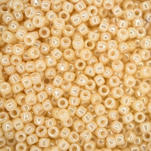 10g TOHO 8/0 Round Japanese Beads 3mm 123 Opaque Light Beige Luster Seed Beads Jewelry Making High-quality Beading