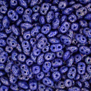 10g-20g Matubo Superduo Czech Seed Beads 2.5x5mm Stardance Midnight Blue Jewelry Making Beading Czechia