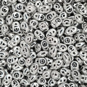 10g-100g Matubo Superduo Czech Seed Beads 2.5x5mm Crystal Full Labrador Silver Jewelry Making Beading Czechia