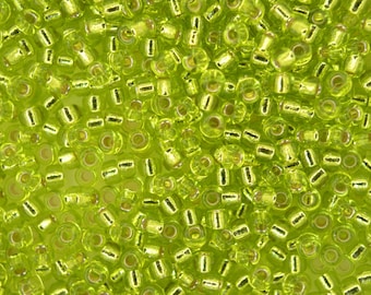 10g MIYUKI 8/0 okrągłe japońskie koraliki nasienne 3 mm 914 Chartreuse koraliki nasienne do wyrobu biżuterii wysokiej jakości koraliki