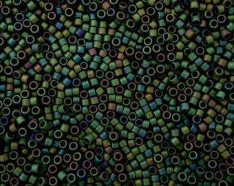5g TOHO 11/0 Aiko Japanese Seed Beads 2mm 707 Matte Color Iris Peridot High Quality Glass Beads Japan Jewelry Making