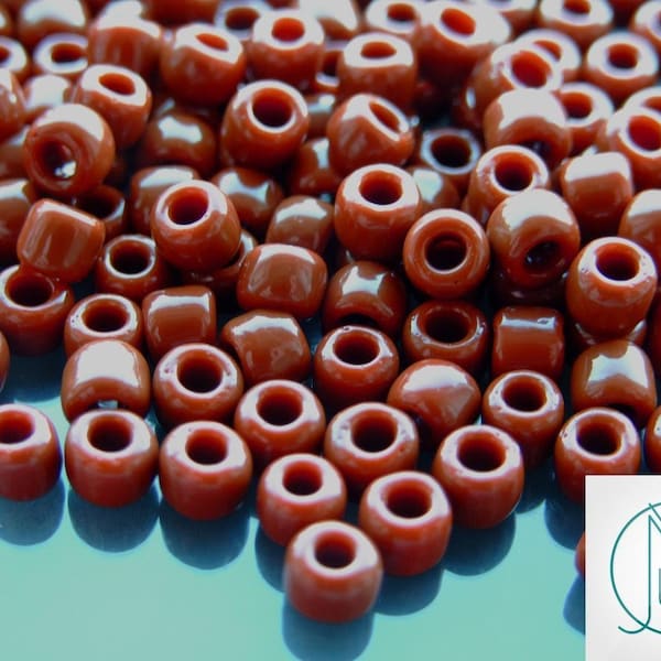 10g TOHO 3/0 Round Japanese Seed Beads 5.5mm 46L Opaque Terra Cotta Jewelry Making High-quality Beading