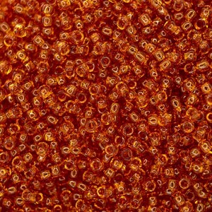 10g TOHO 11/0 Round Japanese Seed Beads 2mm 2C Transparent Topaz