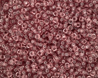 10g MIYUKI 11/0 Runda Japanska Rosspärlor 2 mm 9142 Transparenta Rökiga Ametist Rosspärlor Smyckestillverkning Högkvalitativ Pärltillverkning