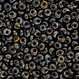 10 g TOHO Perline giapponesi Magatama da 3 mm Y503 IBRIDE Nero Metallizzato Anticato Uniche Alta Qualità Per la Creazione di Gioielli Perline Fai da Te