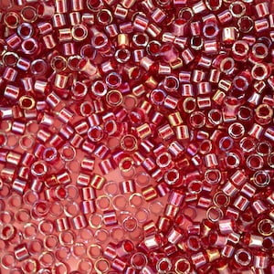 7.2g MIYUKI 11/0 Delica Japanische Rocailles Perlen DB2375 Fancy Lined Rost Schmuck machen Hochwertige Glasperlen DIY