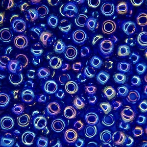 6-151, Miyuki 20g Transparent Cobalt 6-151, Miyuki 20g Transparent Cobalt