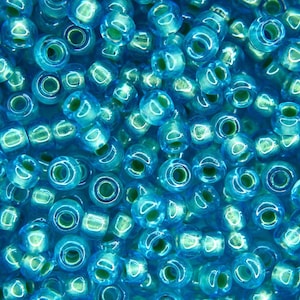 10g MIYUKI 6/0 Round Japanese Seed Beads 4mm 93807 Pearlized Aqua Mint Seed Beads Jewelry Making High-quality Beading