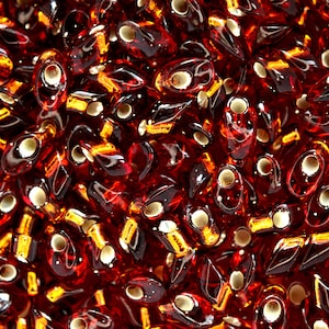 10g MIYUKI Long Magatama Japanese Beads 4x7mm Silver Lined Dark Topaz Unique High Quality Jewellery Making Beading