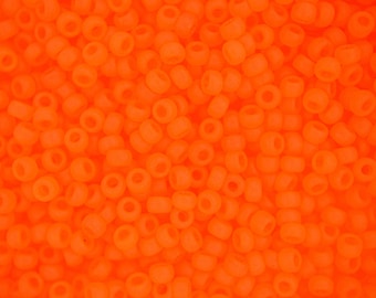 10g MIYUKI 8/0 Okrągłe Japońskie Koraliki Nasiona 3 mm 9138F Matowe Przezroczyste Pomarańczowe Koraliki Nasiona Wyrób Biżuterii Wysokiej Jakości Koraliki