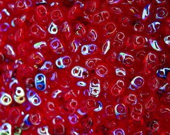 2.5x5 MM Superduo™ Czech Glass Beads- Orchid(ch1100047) - Etsy