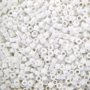 7.2g MIYUKI 11/0 Delica Japanese Seed Beads DB200 6.6g Opaque Chalk White Jewelry Making High-quality Glass Beading DIY