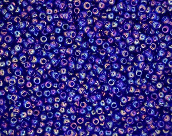 10 g TOHO 11/0 ronde Japanse zaadkralen 2 mm 87 transparante kobaltblauwe regenboogzaadkralen voor het maken van sieraden, hoogwaardige kralen