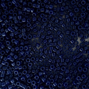 7.2g MIYUKI 11/0 Delica Japanese Seed Beads 1.6mm DB2144 Duracoat Cobalt Opaque Dyed Jewelry Making High-quality Glass Beading DIY